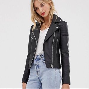 Barney’s Leather Moto Jacket